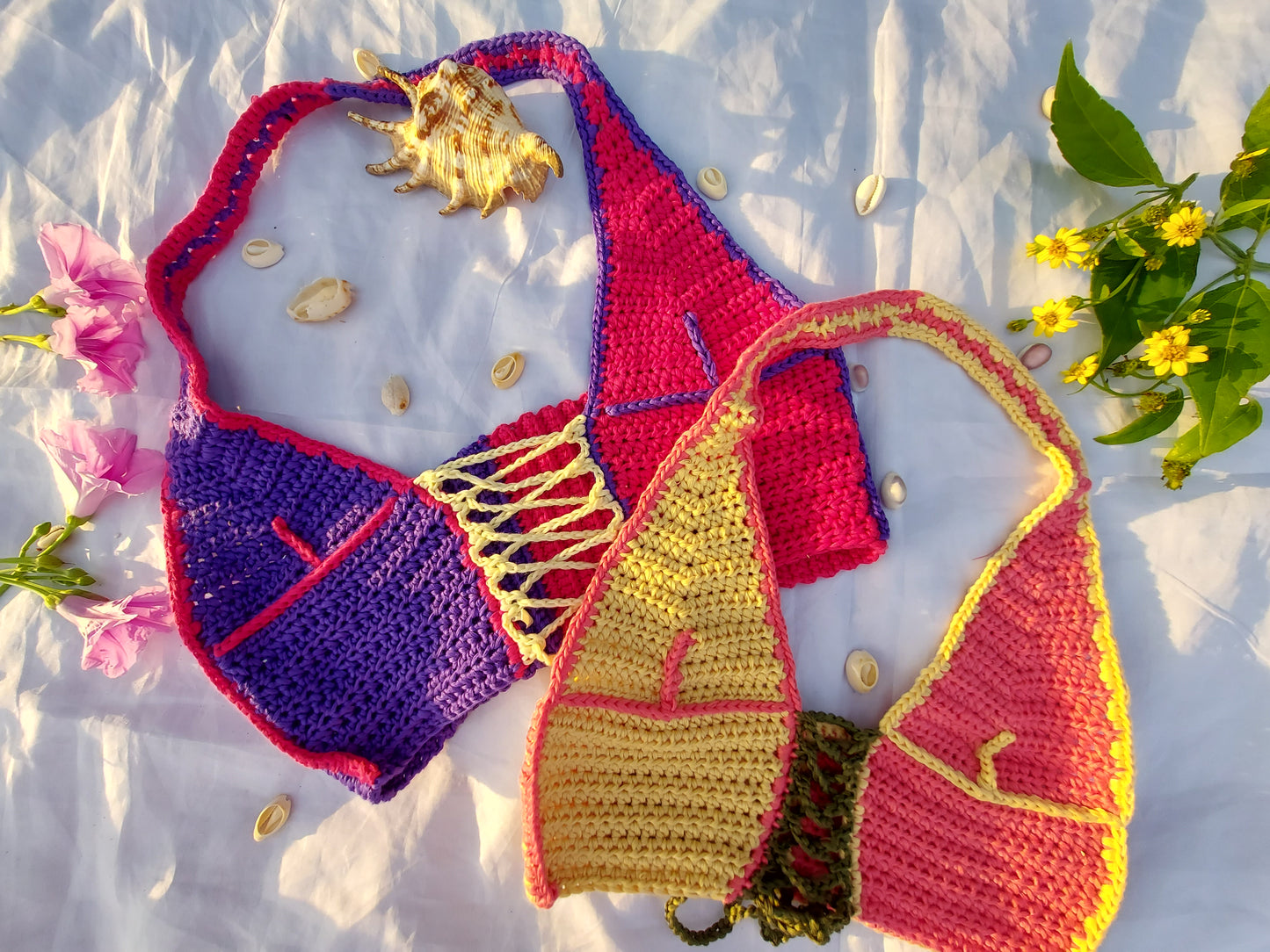 darla halter top // crochet pattern