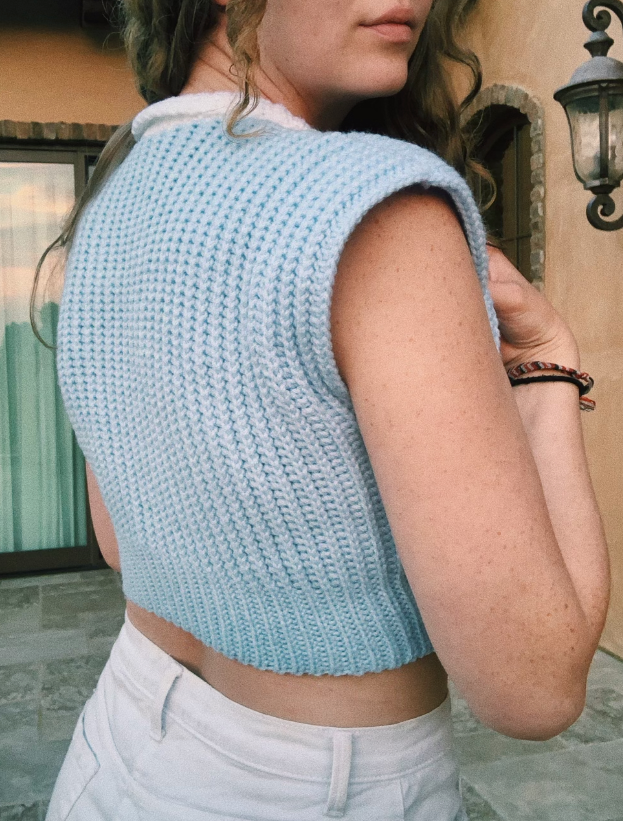 pre-order: pride flag valerie top // crochet top
