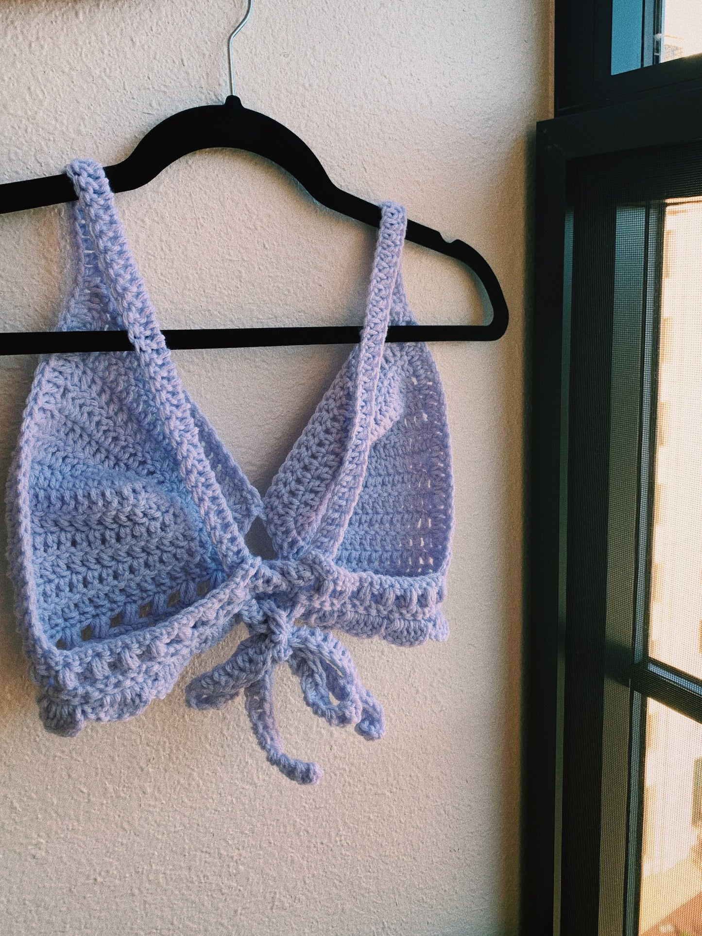 pre-order: crochet bralette // proceeds to #BLM donations // handmade top